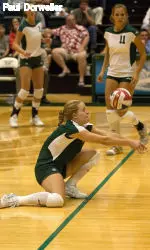 Batten leads the team with 3.17 digs per game.