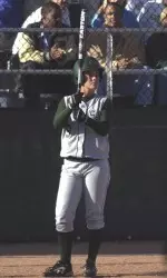 Senior Brittany Huerta became the school's career home run leader on Sunday.