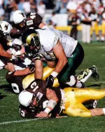 Anthony Cesario played football for the Rams from 1995-98