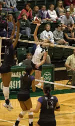 Tonya Mokelki had 17 kills and hit .419