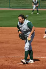 Sophomoer pitcher Rebecca Penland