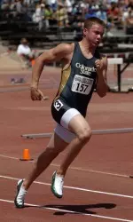Drew Morano set the Rams' record in the 400-meter dash