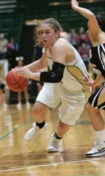 Sophomore guard Bonnie Barbee