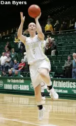 Freshman guard Kim Mestdagh