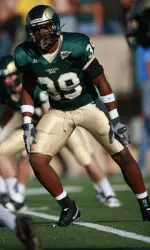 Burl, now a defensive end after playing linebacker in 2009, began his career as a safety
