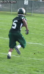 Tony Drake took part in his first college practice Thursday morning