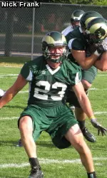 Senior Tyson Liggett is a team captain, and the leader of CSU's new group of wide receivers