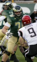 Paul Madsen worked out in CSU's new weight room Thursday, preparing for his Pro Day testing next week. Meanwhile, the Rams are in search of students on campus that can help the team get through spring ball, due to injuries and graduation.