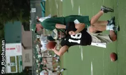 McElwain praised Grayson for stepping into a leadership role on Tuesday