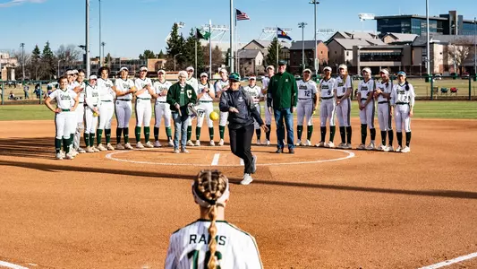 Jen Fisher throws out first pitch at Grand Opening