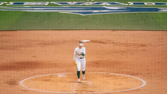 Jetta Nannen pitches at Nevada