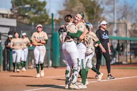 Hugging after victory