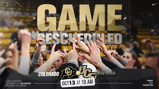 CU at UCF VB game rescheduled