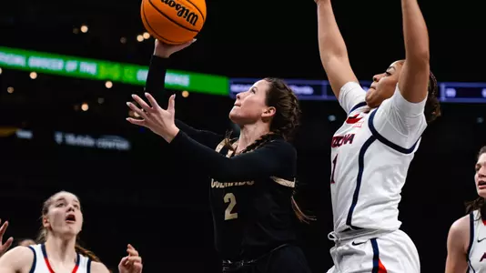 Kennedy Sanders gets to the hoop in win over Arizona