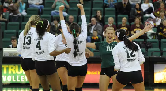 VBALL Win Over CMU