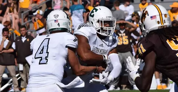 EMU Football at Wyoming
