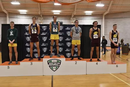 2018 Men's Indoor Track and Field Championship - 5000m Podium
