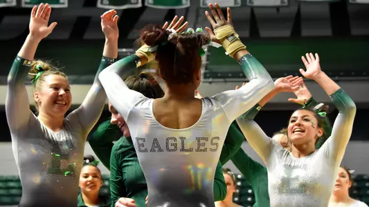 Gymnastics Team High Fives