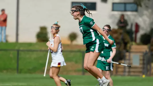 Skylar Hilmer celebrating after scoring a goal 