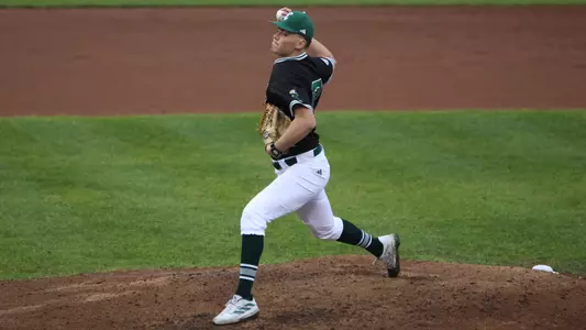 Niko Kreuzer pitches against Morehead State, March 15, 2024
