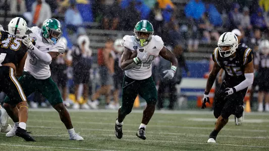 Delbert Mimms III rushed for 145 yards and 2 touchdowns in the win at Kent State