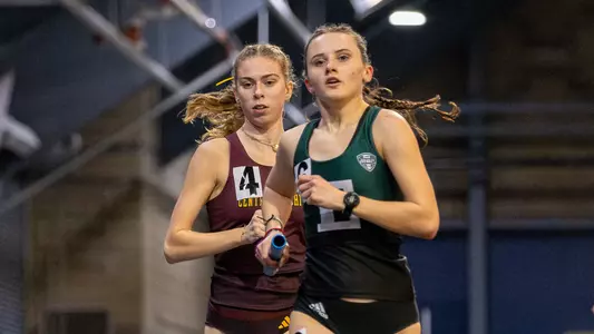 Cora Henderson runs at the 2024 Meyo Invitational 