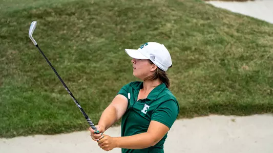 Savannah de Bock was the flight her ball out of the bunker at the NCAA Championships