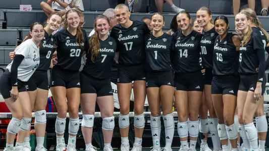 2026 Volleyball group picture at Michigan State scrimmage, Aug. 19, 2026
