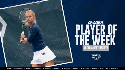 Natalia Boltinskaya C-USA Player of the Week