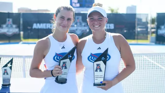 Millie-Mae Matthews and Malwina Rowinska AAC Championships