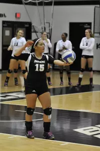Sophomore Michelle Cruz leads the BIG EAST in digs
