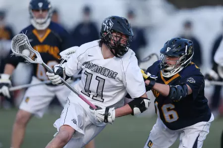 Senior Andrew Barton led the Friars' fourth quarter run with four goals.