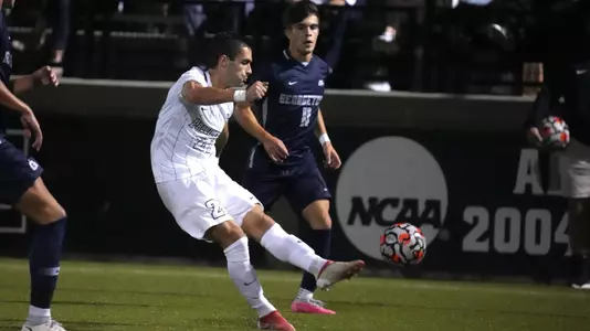 Luis Garcia PC men's soccer shoots vs Georgetown
