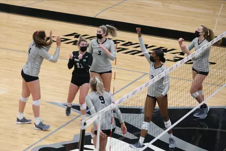 Volleyball Team Celebration