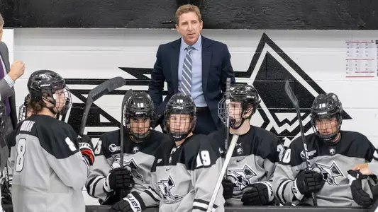 Nate Leaman on the bench