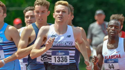 AJ Ernst runs at the 2022 NCAAs