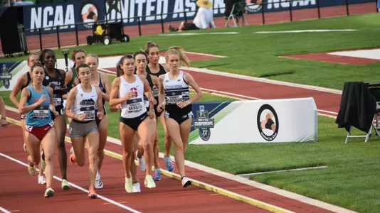 Shannon Flockhart running in the NCAA 1,500 Meter Semifinals