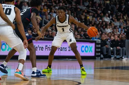 Jayden Pierre - Men's Basketball vs. UConn at the AMP 