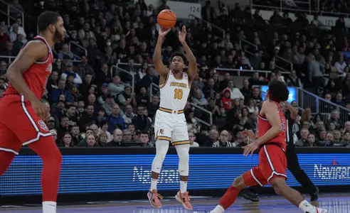 Noah Locke - Men's Basketball vs. St. John's at the AMP. 