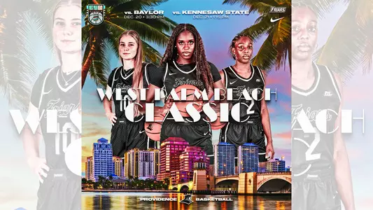 West Palm Beach Classic graphic to announce Baylor and Kennesaw State as Providence's opponents.