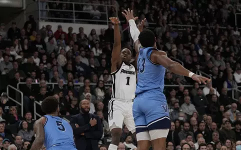 Jayden Pierre - Men's Basketball vs. Villanova at the AMP. 