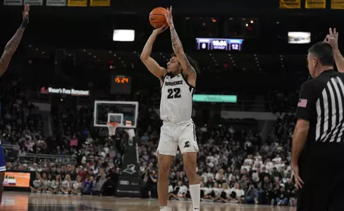 Devin Carter - Men's Basketball vs. Seton Hall at the AMP. 
