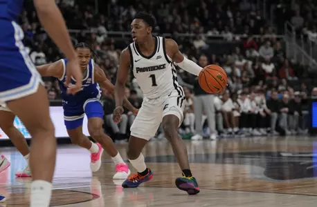 Jayden Pierre - Men's Basketball vs. Seton Hall at the AMP. 