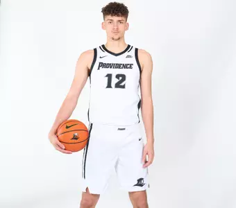   Eli DeLaurier 2024-25 media day                             