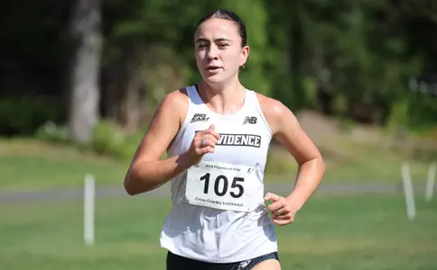 Cara Laverty running during the Friar invitational on September 5th, 2025