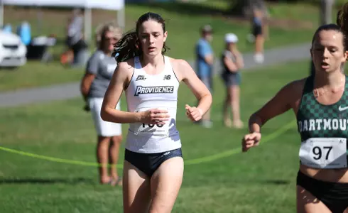Ciara Evans running during the Friar invitational on September 5th, 2025