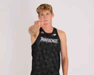 Tucker Anglemyer pointing at the camera