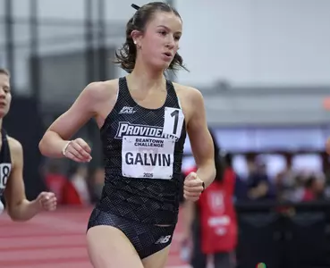 Gemma Galvin running at the Harvard Beantown Challenge 