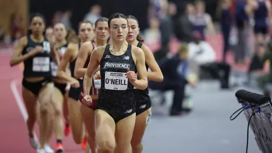 Maeve O'Neill running at Harvard Beantown Challenge 