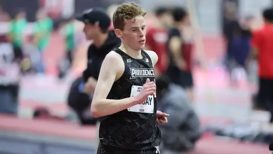 Liam McCay running at Harvard Beantown Challenge